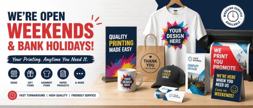 Weekend Printing Service Staines